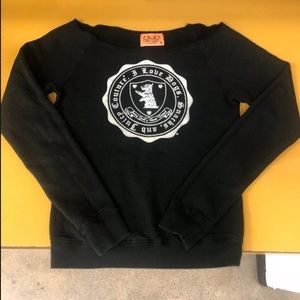 Juicy Couture Athletics Black Embellished Logo